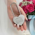 Graviruota sidabrinė spyna vestuvėms – personalizuota dovana vestuvių proga Graviruota sidabrinė spyna vestuvėms – personalizuota dovana vestuvių proga
