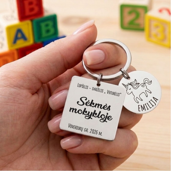 Raktų pakabukas Sėkmės mokykloje! Raktų pakabukas Sėkmės mokykloje!