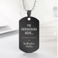  Pakabukas krikšto mamai ir tėčiui su graviravimu, nerūdijantis plienas 316L