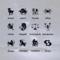 Graviruotas pakabukas su zodiako ženklu ir vardu, nerūdijantis plienas 316L Graviruotas pakabukas su zodiako ženklu ir vardu, nerūdijantis plienas 316L