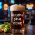 Alaus bokalas su vardu ir vikingų šalmo graviravimu – dovana vyrui Alaus bokalas su vardu ir vikingų šalmo graviravimu – dovana vyrui
