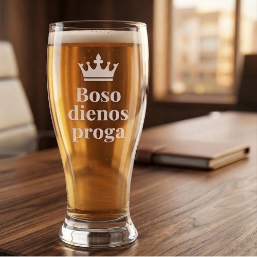 Alaus bokalas su graviravimu – dovana Bosui Boso dienos proga (spalio 16 d.)