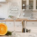 Vyno taurė su graviravimu mamai Vyno taurė su graviravimu mamai