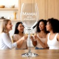 Vyno taurė su graviravimu mamai Vyno taurė su graviravimu mamai