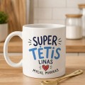 Vardinis puodelis „Super Tėtis"