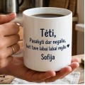 Graviruotas šaukštelis ir puodelis tėčiui su vardu