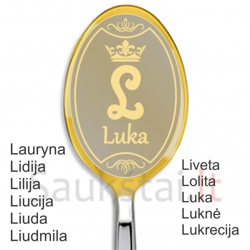Moteriški vardai raidė L