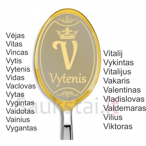 Vyriški vardai iš V raidės