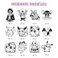 Personalizuotas anime stiliaus graviruotas šaukštelis su vardu