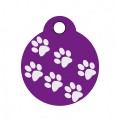 Pakabukai gyvūnams - apvali letenėlė (violetinė)