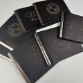 Odinė piniginė su Audi logo - dovana tėčiui