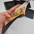 Odinė piniginė su BMW logo - gimtadienio dovana draugui